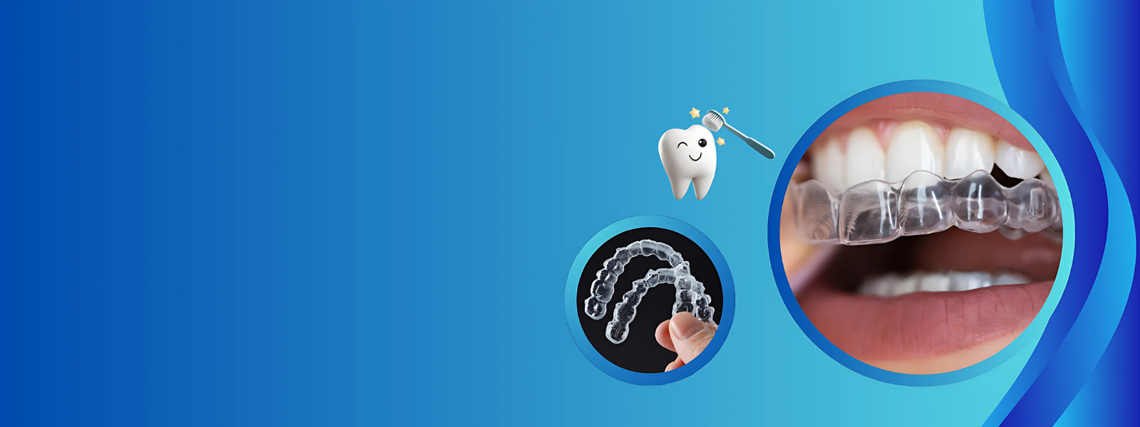 Straighten Teeth with Invisible Clear Aligners